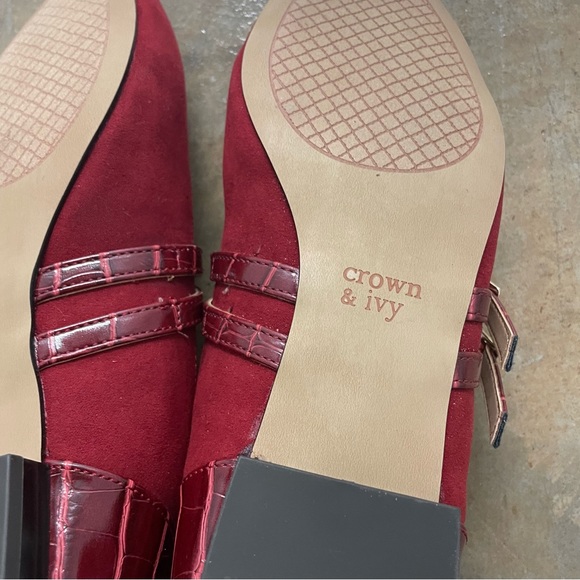 Crown & Ivy Sahara Flats 8.5 M red - Picture 11 of 12